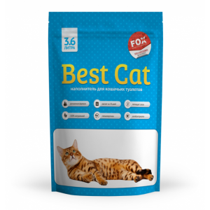 Best Cat Blue - силикагелевый наполнитель для туалета с ароматом мяты 3,6л