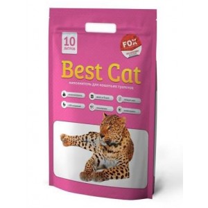 Best Cat Pink - силикагелевый наполнитель для туалета с цветочным запахом 10л