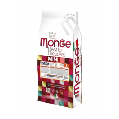 Корм для собак BWILD Monge Grain Free (беззерновой) Mini утка 15кг