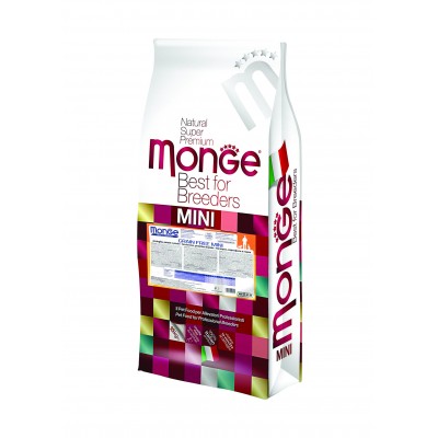 Корм для собак BWILD Monge Grain Free (беззерновой) Mini анчоус 15кг