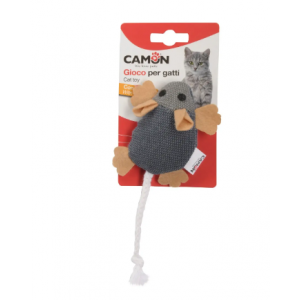 Игрушка для кошек Camon - Джинсовая мышка, 7,5см