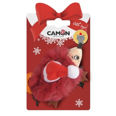 Игрушка для кошек Camon - Ёжик в шапке, 9 см