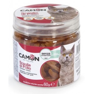 Лакомство для кошек Camon - Куриные палочки, 2,5см - 60г