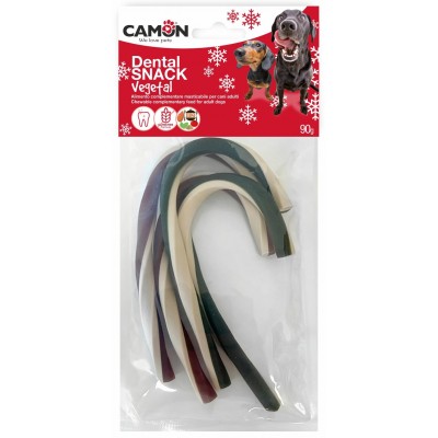 Лакомство для собак Camon - Dental Vegetal Candy, 15,4x1см - 90г