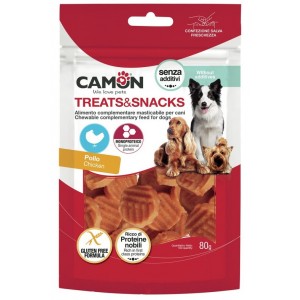 Лакомство для собак Camon - Treats & Snacks Монеты куриные на гриле, 3см - 80г