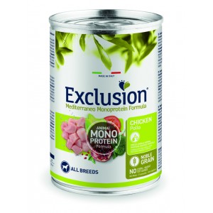 Exclusion Adult Chicken консервы для взрослых собак всех пород с курицей 400 г