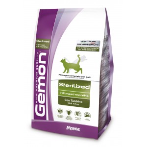 Корм для стерилизованных кошек GEMON CAT Sterilised c индейкой 1,5кг