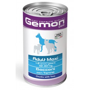 GEMON DOG WET Maxi Adul консерва для собак с тунцом 1,25кг