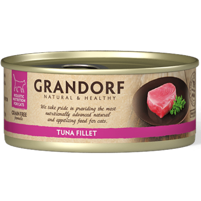 Grandorf Tuna Fillet - консервы для кошек Филе тунца, 70 г