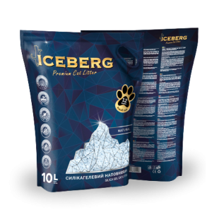 Iceberg Гигиенический наполнитель на основе силикагеля без аромата 10л