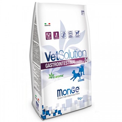 Корм для щенков Monge VetSolution Gastrointestinal Puppy для поддержания здоровья ЖКТ при гастроэнтерологических патологиях 1,5 кг