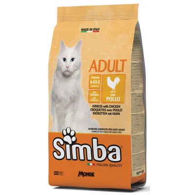 Корм для кошек SIMBA CAT курица 20кг