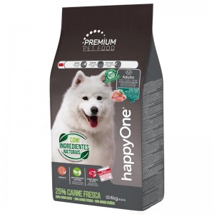 Сухой корм happyOne Premium Adult Dog Fresh Meat для взрослых собак со свежим мясом 4кг