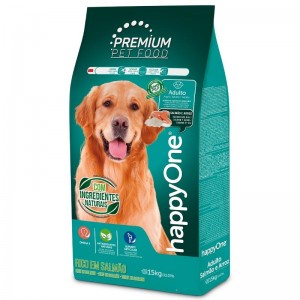 Сухой корм happyOne Premium Adult Dog Salmon and Rice для взрослых собак с лососем и рисом 15кг